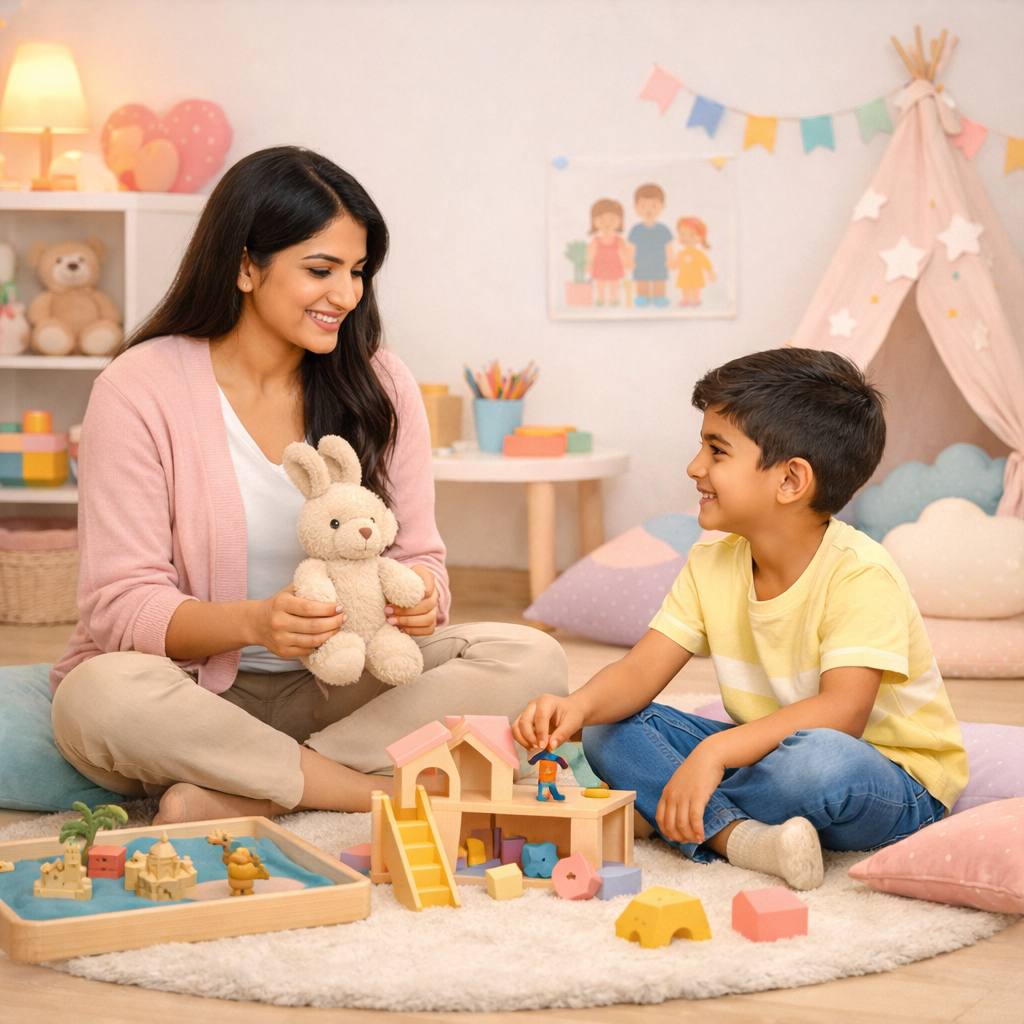 Play therapy creative setting